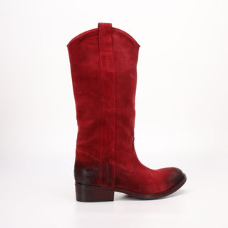 Sofie Red Suede Boot 