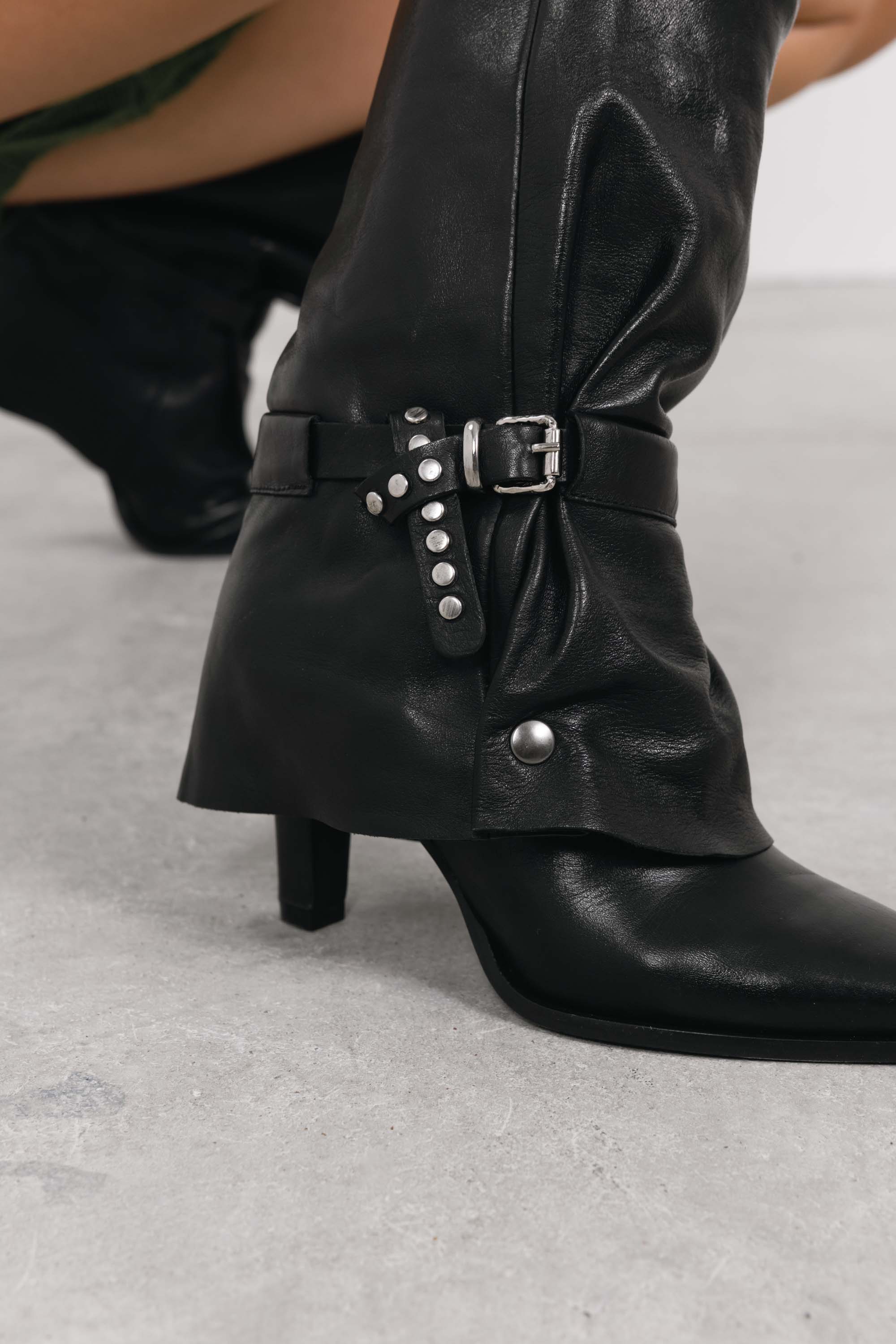 Charlize-Stiefeletten aus Leder