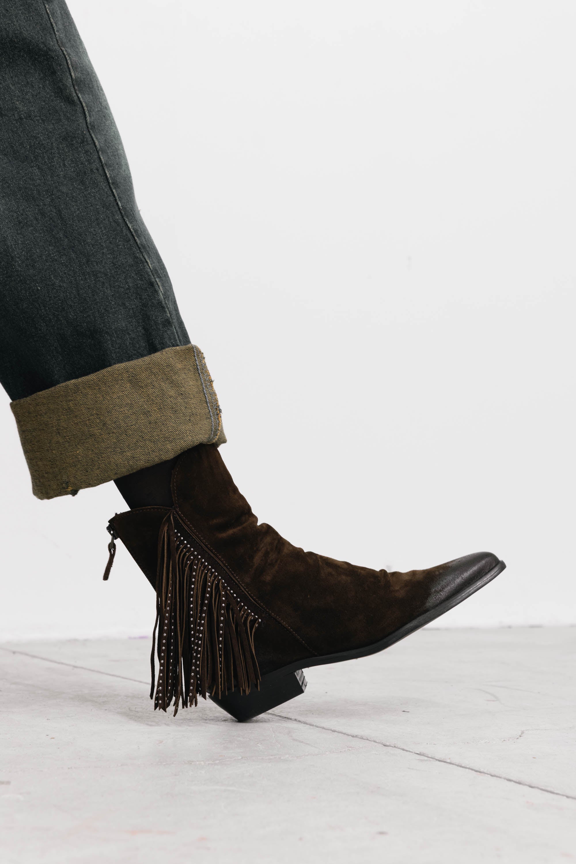 Bottines en daim Leyla