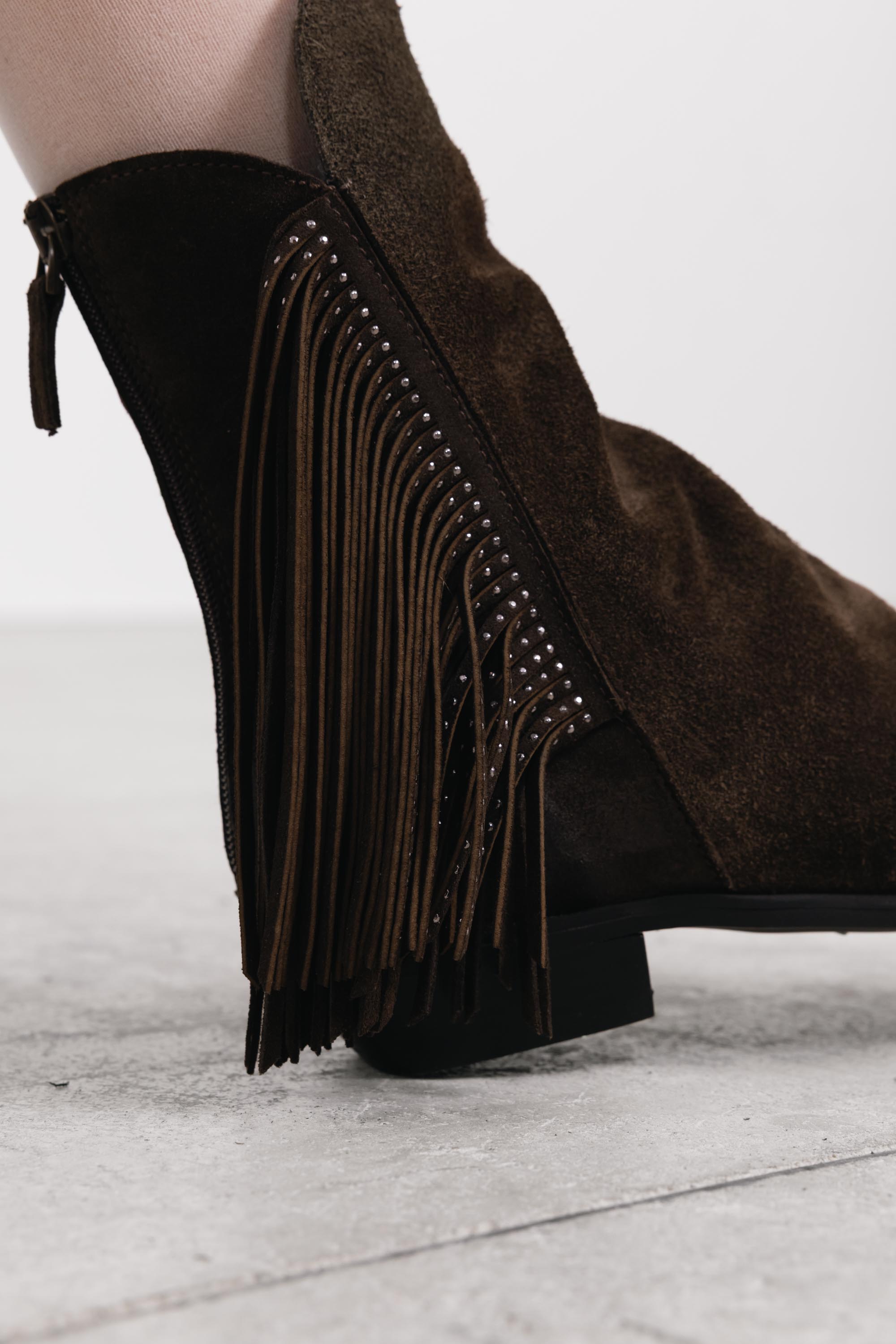 Bottines en daim Leyla