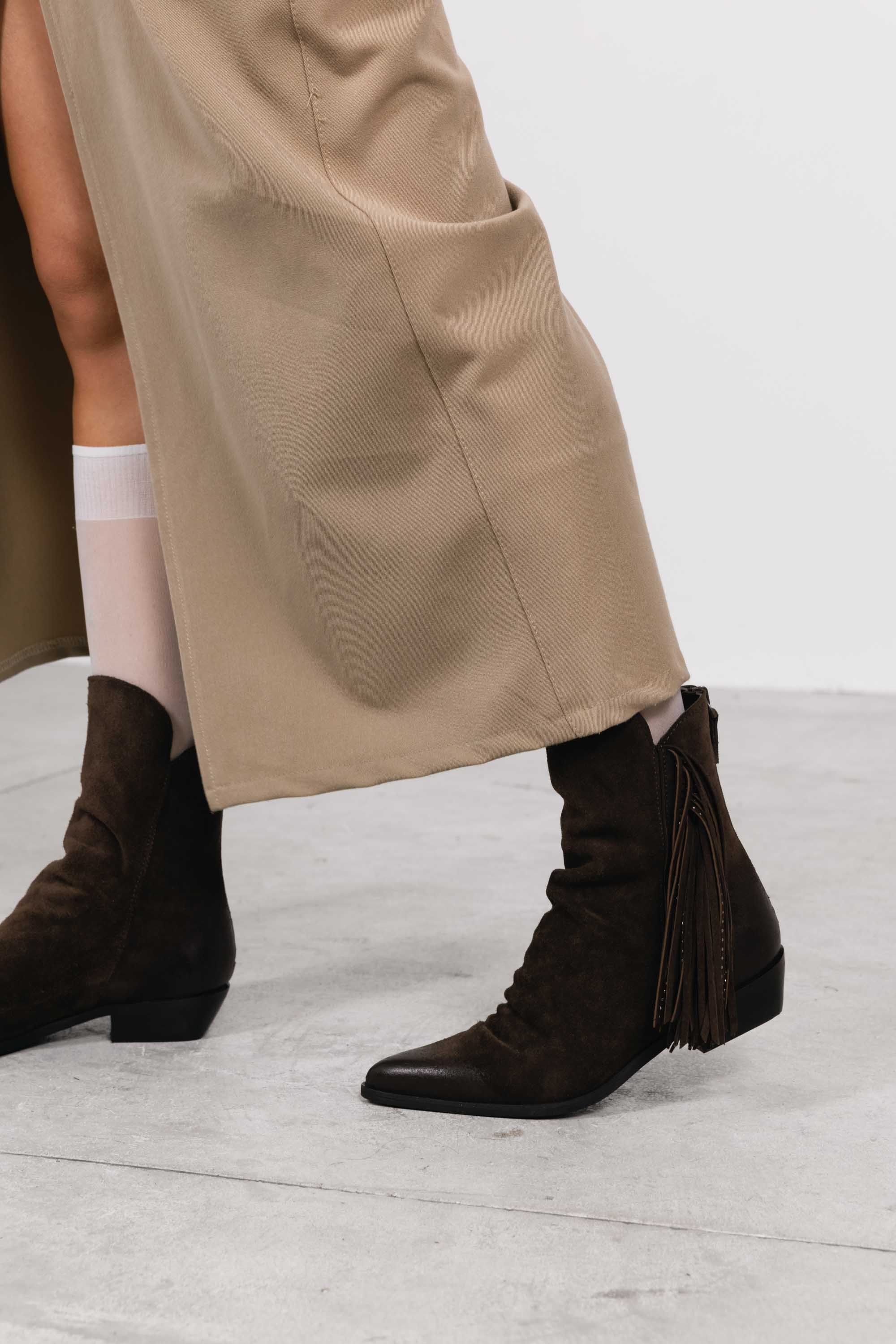 Bottines en daim Leyla
