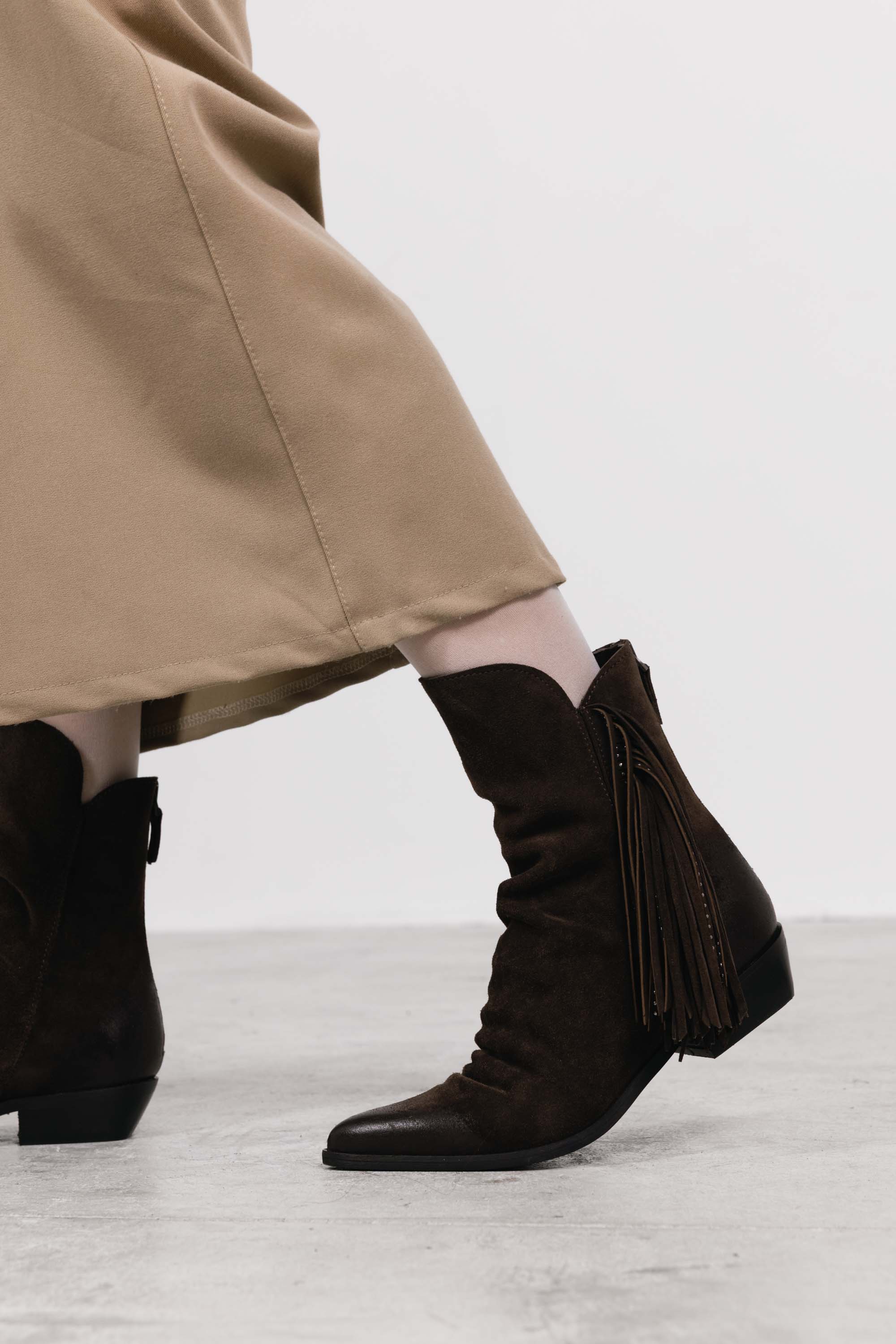 Bottines en daim Leyla