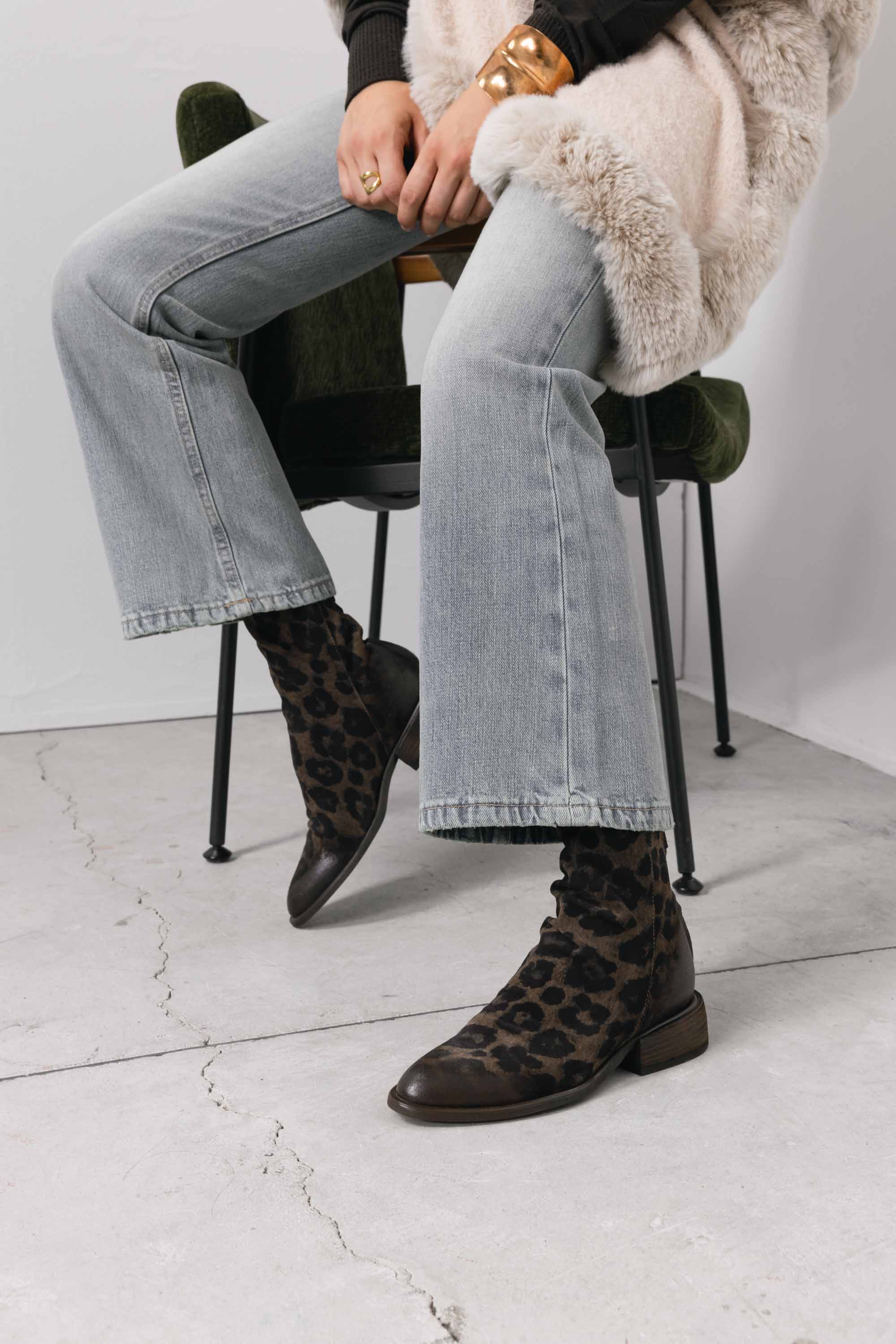 Bottines en daim Claire