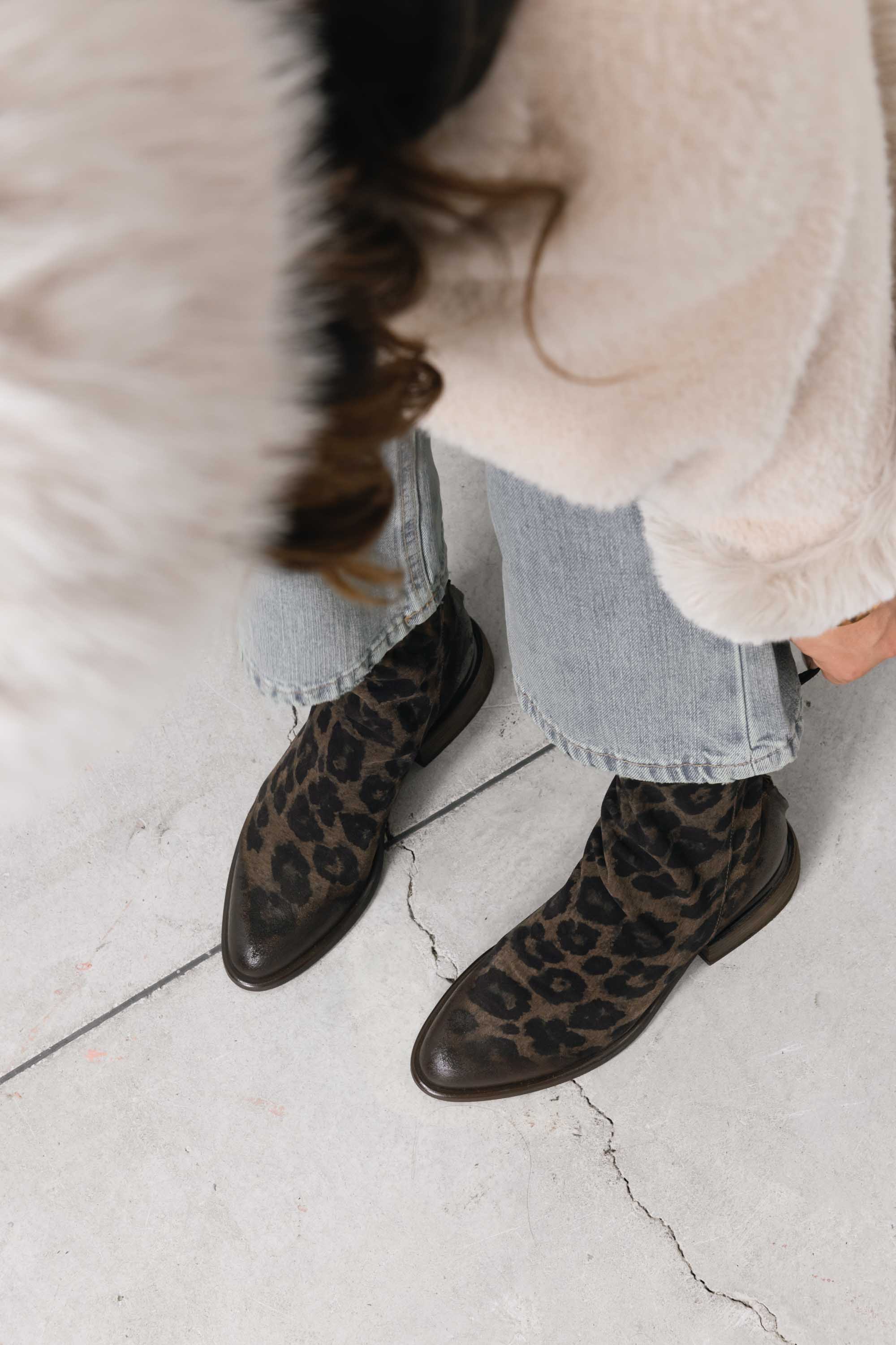 Bottines en daim Claire