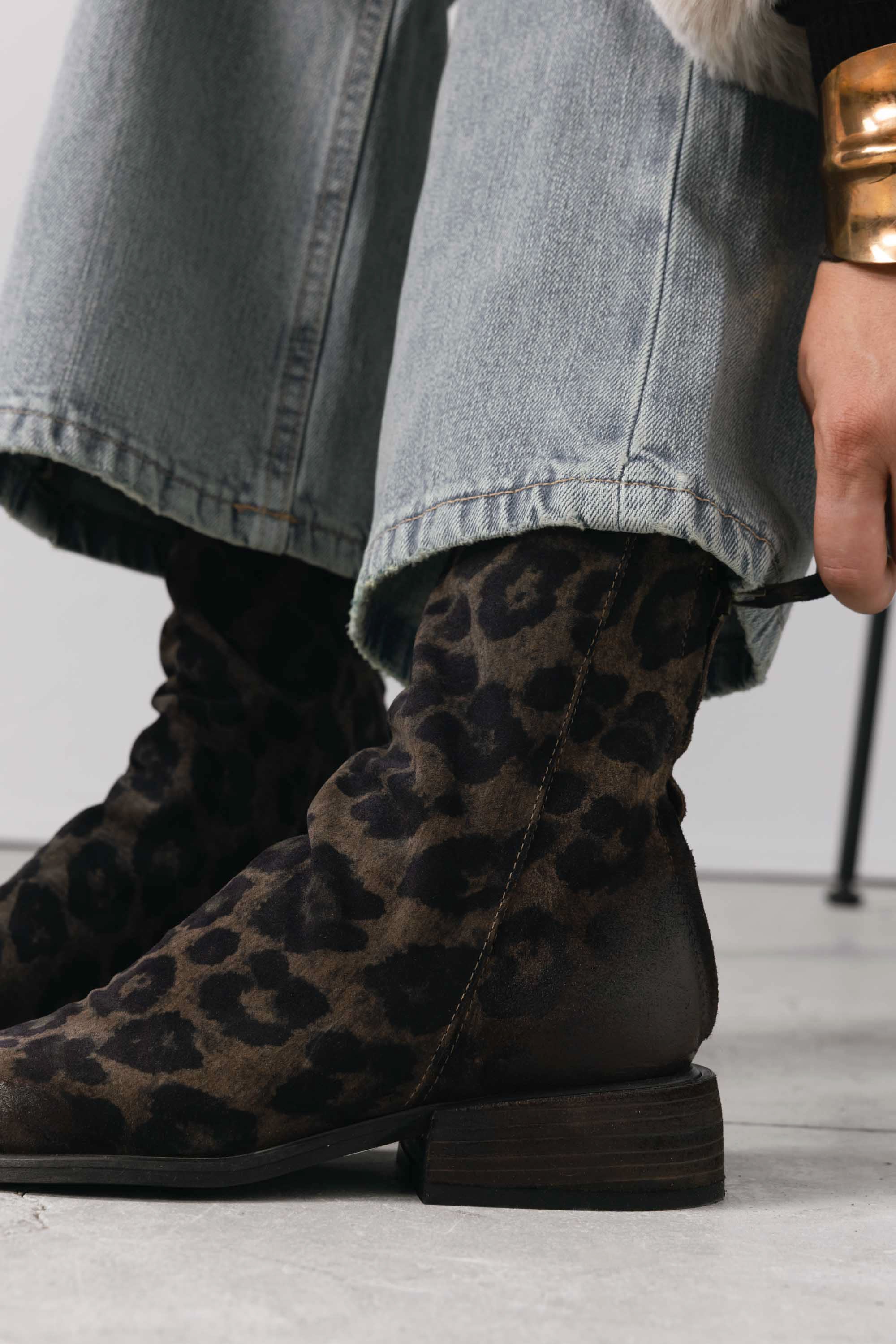 Bottines en daim Claire
