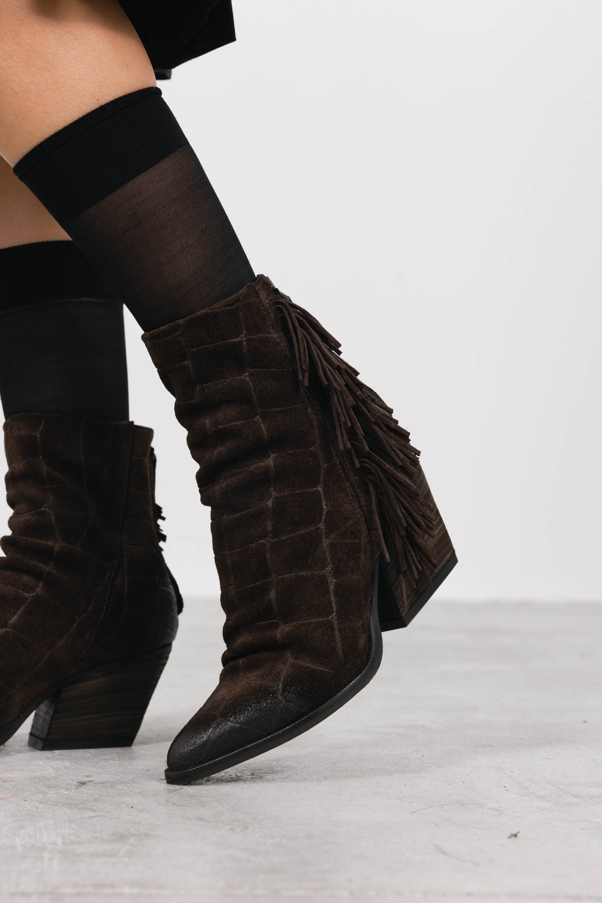 Bottines en daim Alexandra