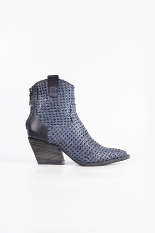 Woven Texan Ankle Boots Vesper