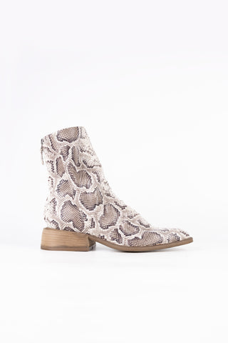 Lunar Python Leather Ankle Boots