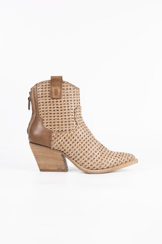 Woven Texan Ankle Boots Vesper