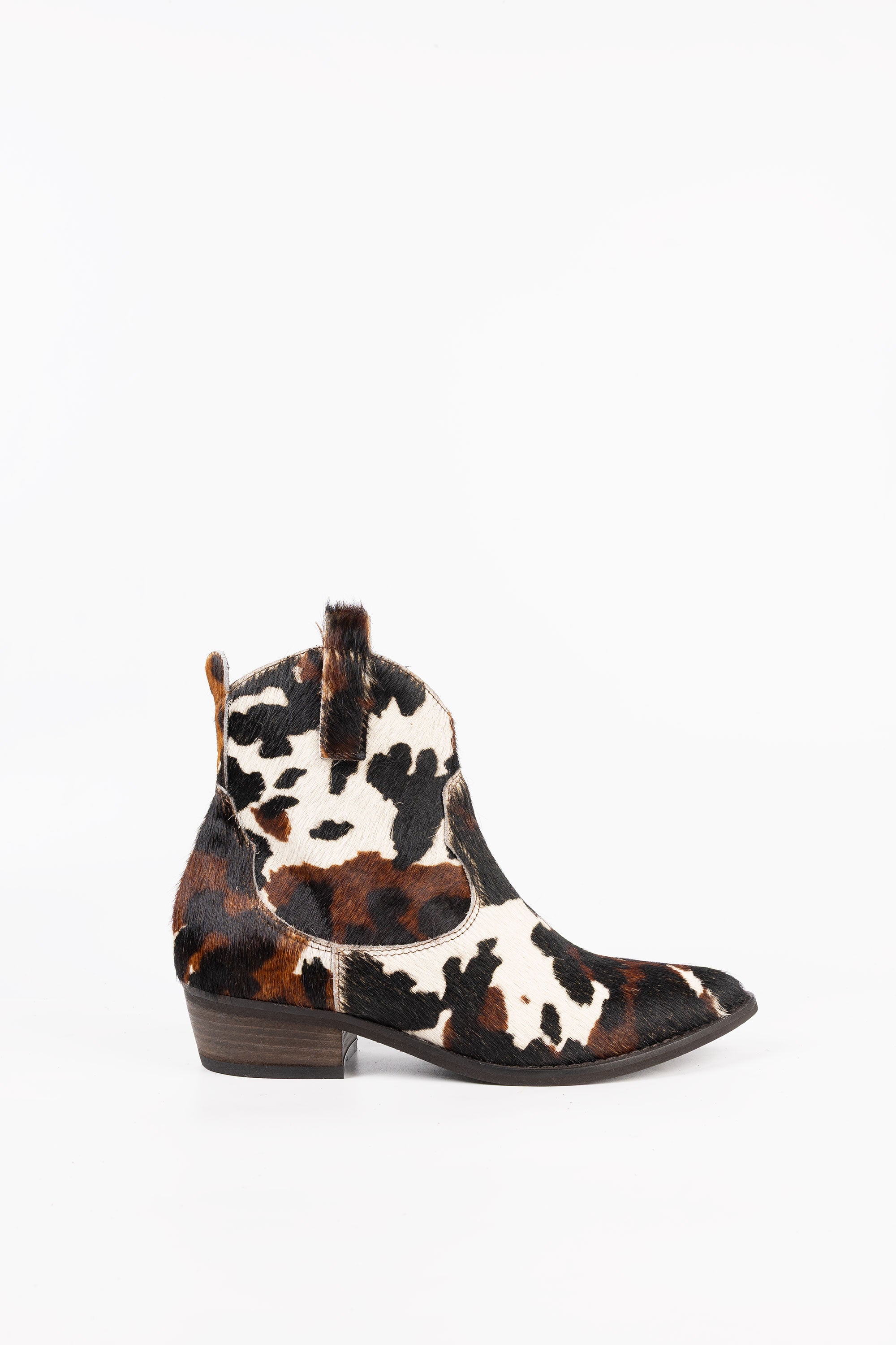 Leopard Print Leather Ankle Boots Giorgia