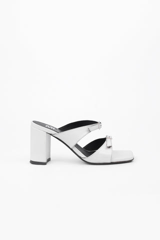 Nicole Python Leather Sandals