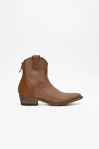 Veronique Woven Texan Ankle Boot