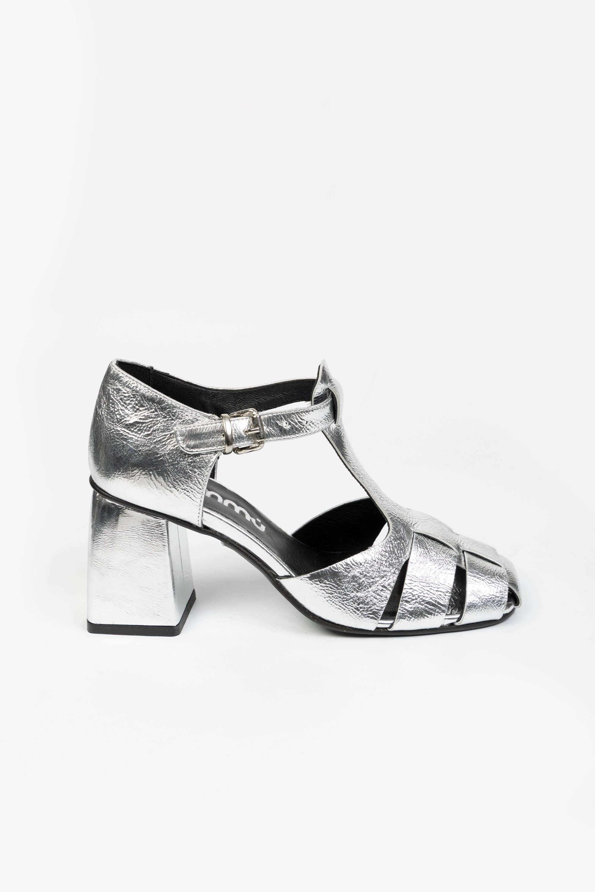 Sandali in Pelle Laminata Giselle