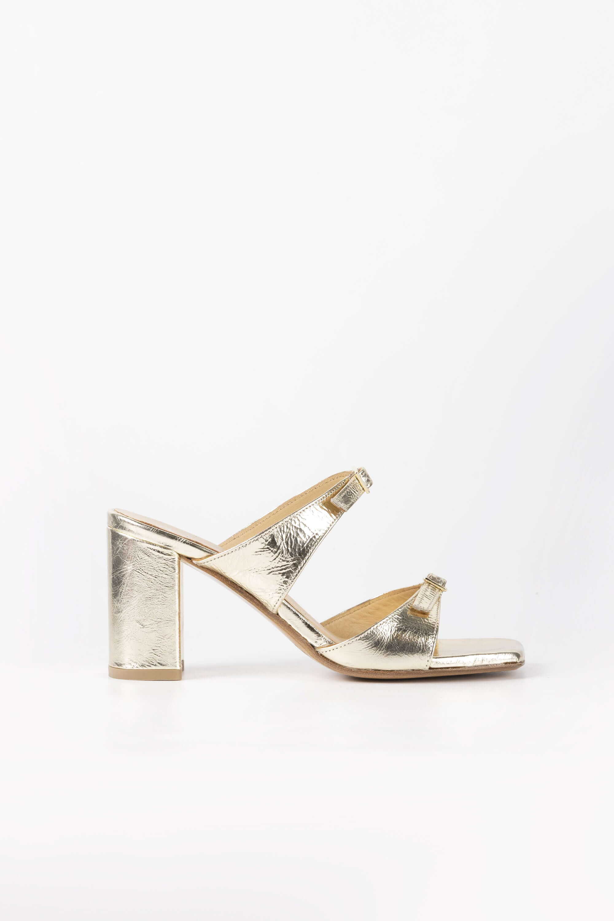 Sandali in Pelle Laminata Nicole