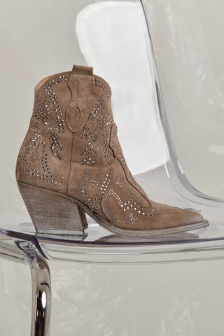 Camilla ankle boots in suede