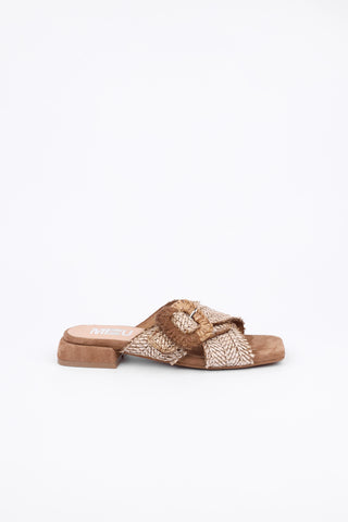 Mina Raffia Slippers