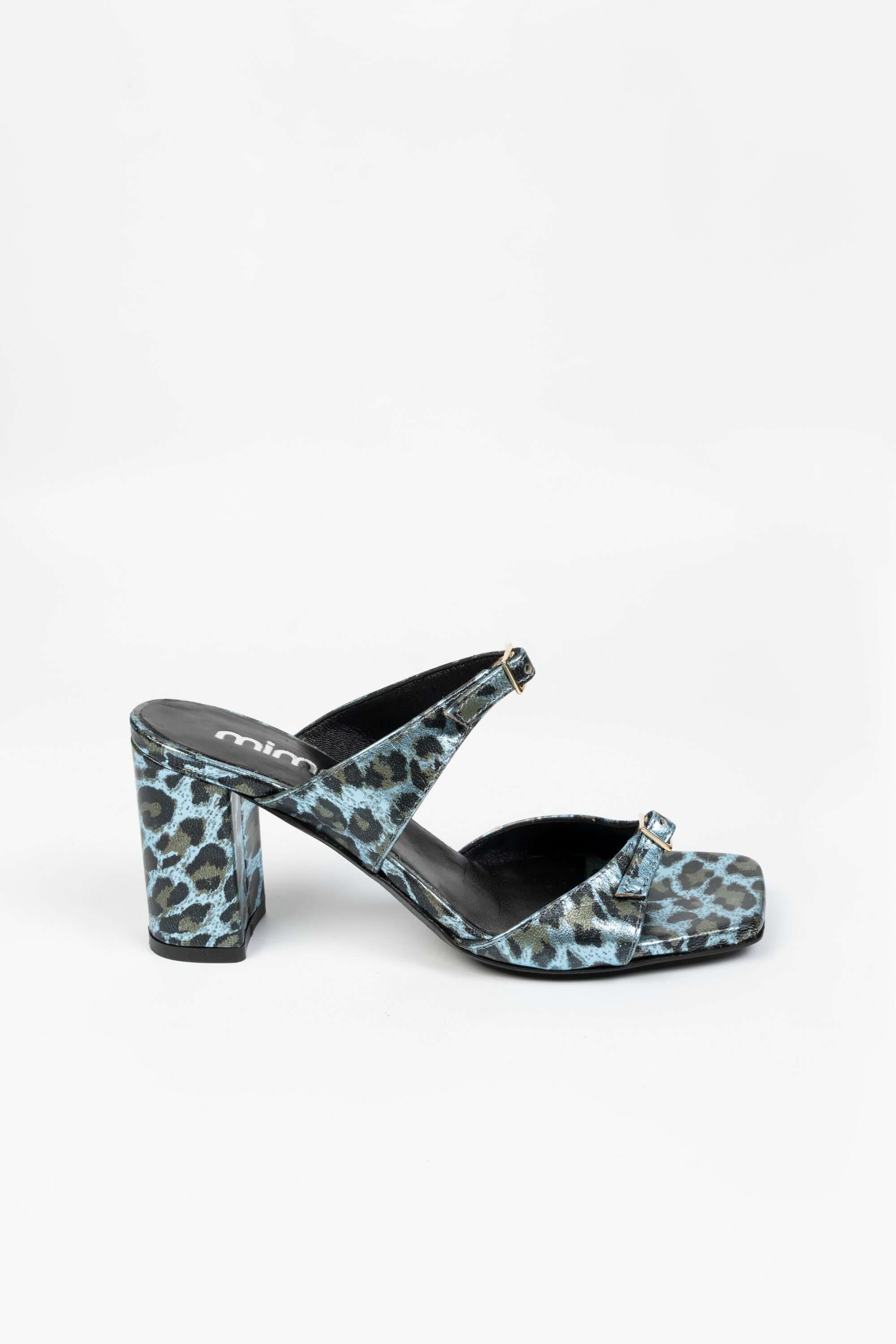 Sandali in Pelle Maculata Nicole