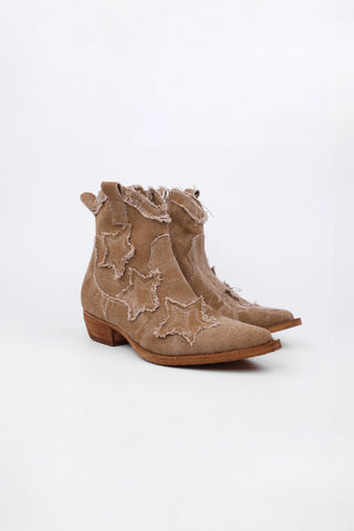 Wanda ankle boots in Canvas