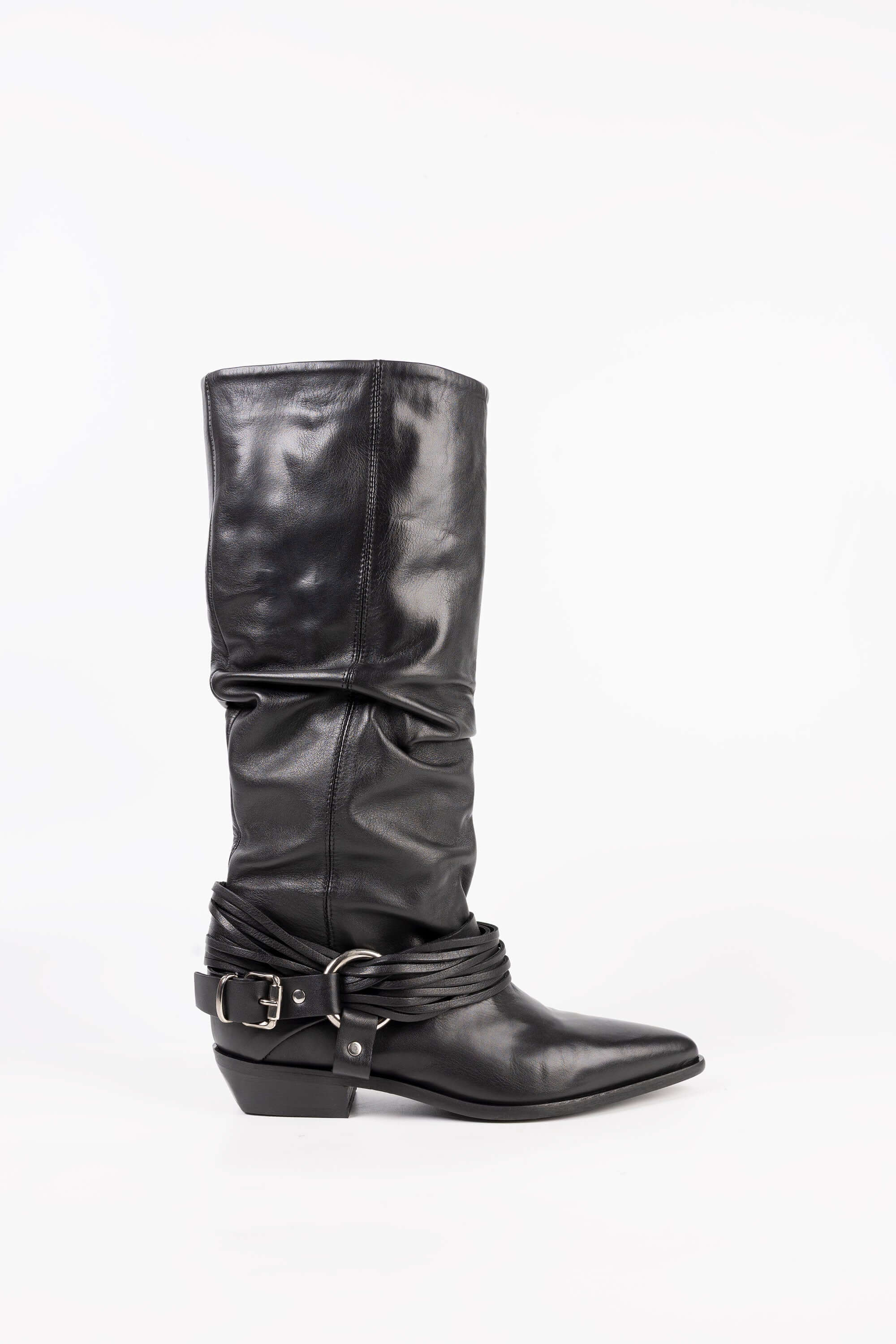 Stivali Texani in Pelle Sophie