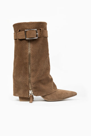 Stiefel Texanisch aus Leder Camille