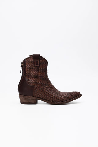 Veronique Woven Texan Ankle Boot