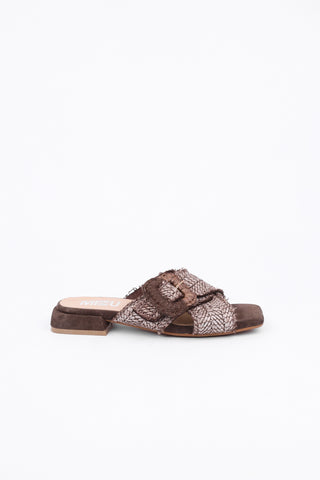 Mina Raffia Slippers