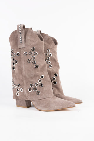 Bottes Texanes en Cuir Jett