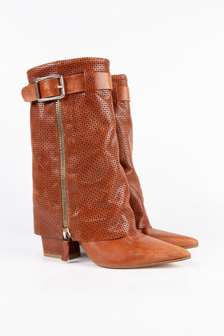 Camille Leather Cowboy Boots