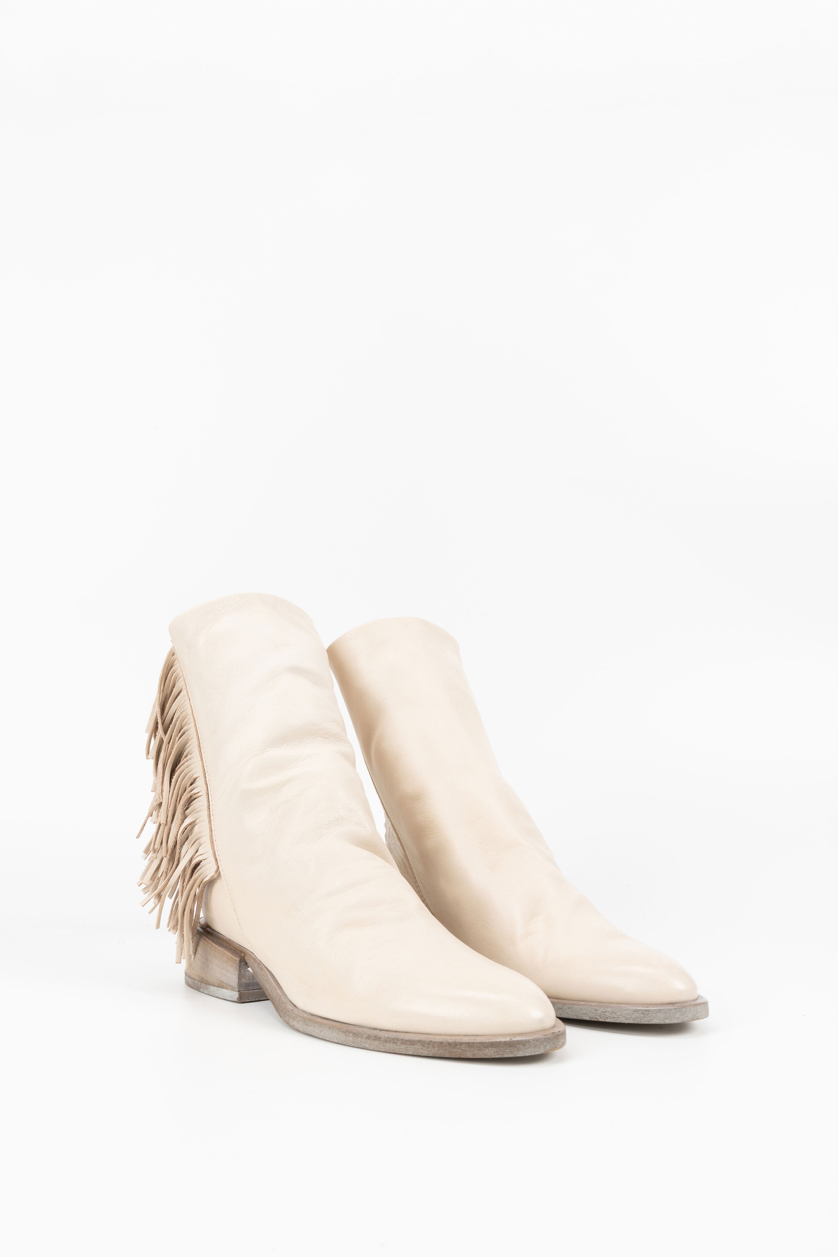 Kristen Leder-Stiefeletten