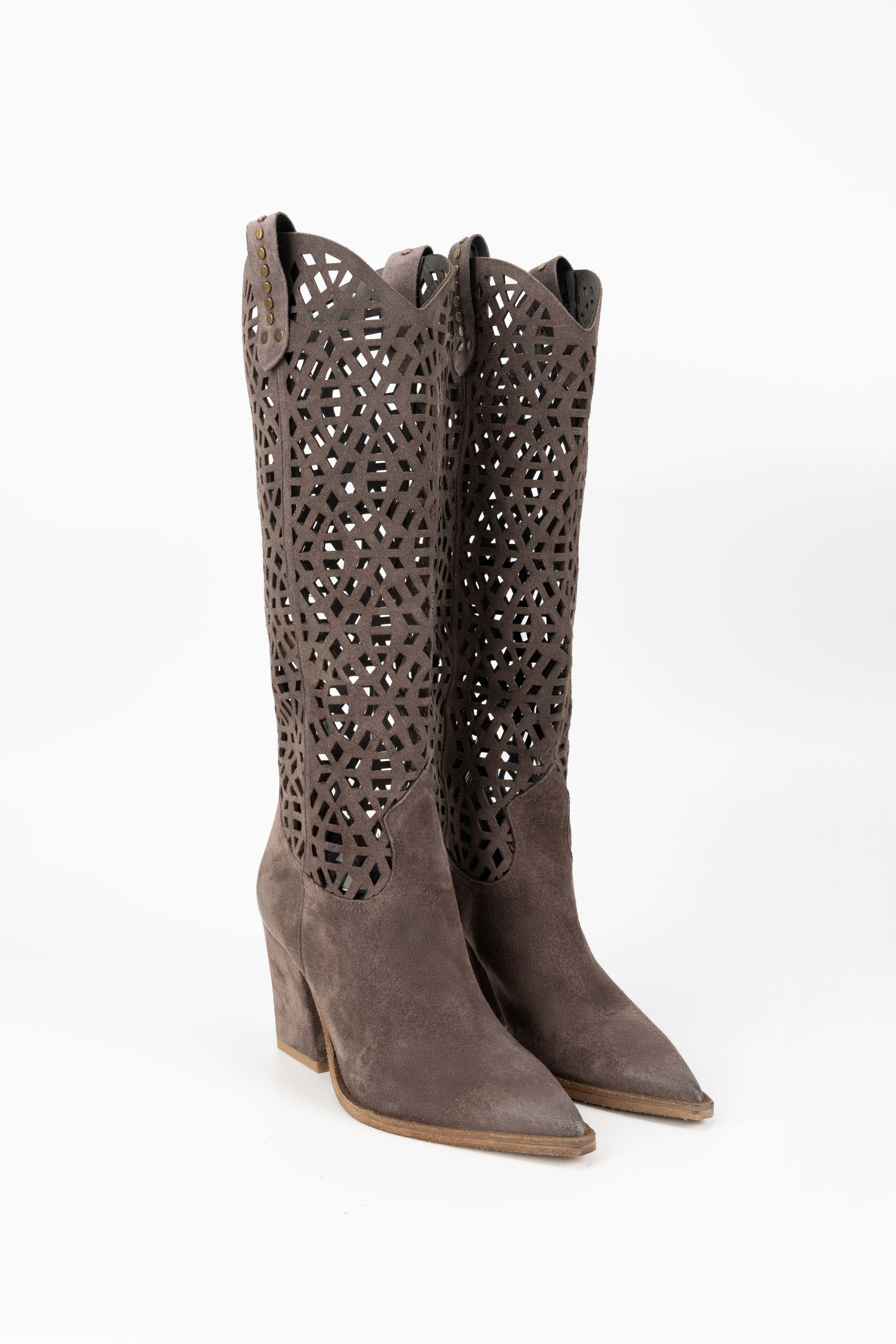 Stivali in Camoscio Delphine - Mimmu