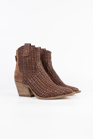 Woven Texan Ankle Boots Vesper