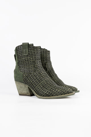 Woven Texan Ankle Boots Vesper