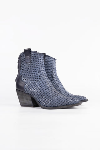 Woven Texan Ankle Boots Vesper