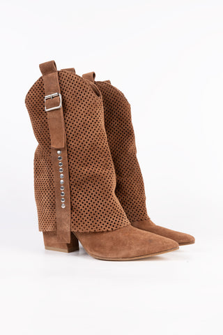 Bottes Texanes en Cuir Iris