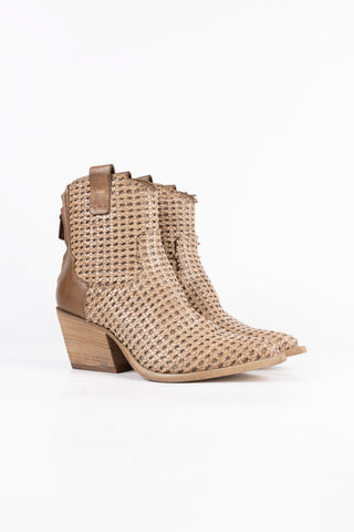 Woven Texan Ankle Boots Vesper