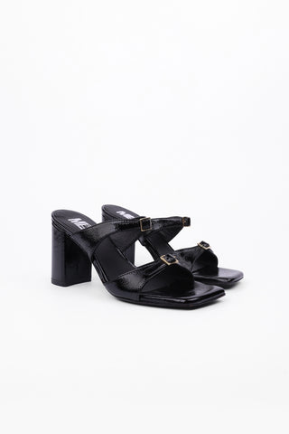 Nicole Python Leather Sandals