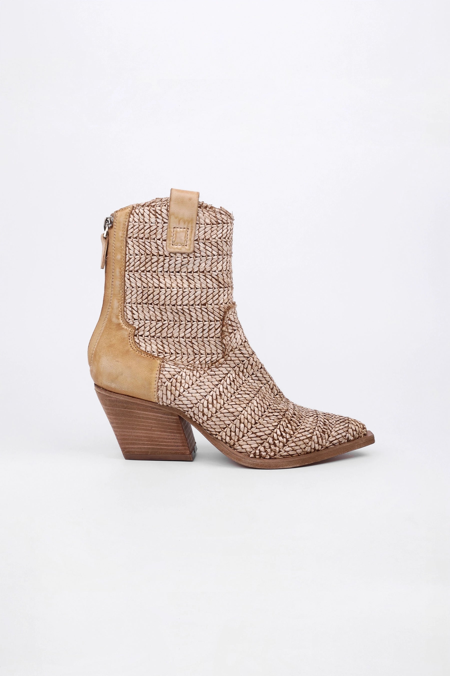 Stivaletti Texani Aurora in Raffia