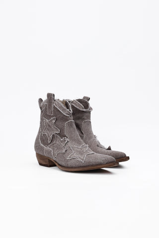 Wanda ankle boots in Canvas