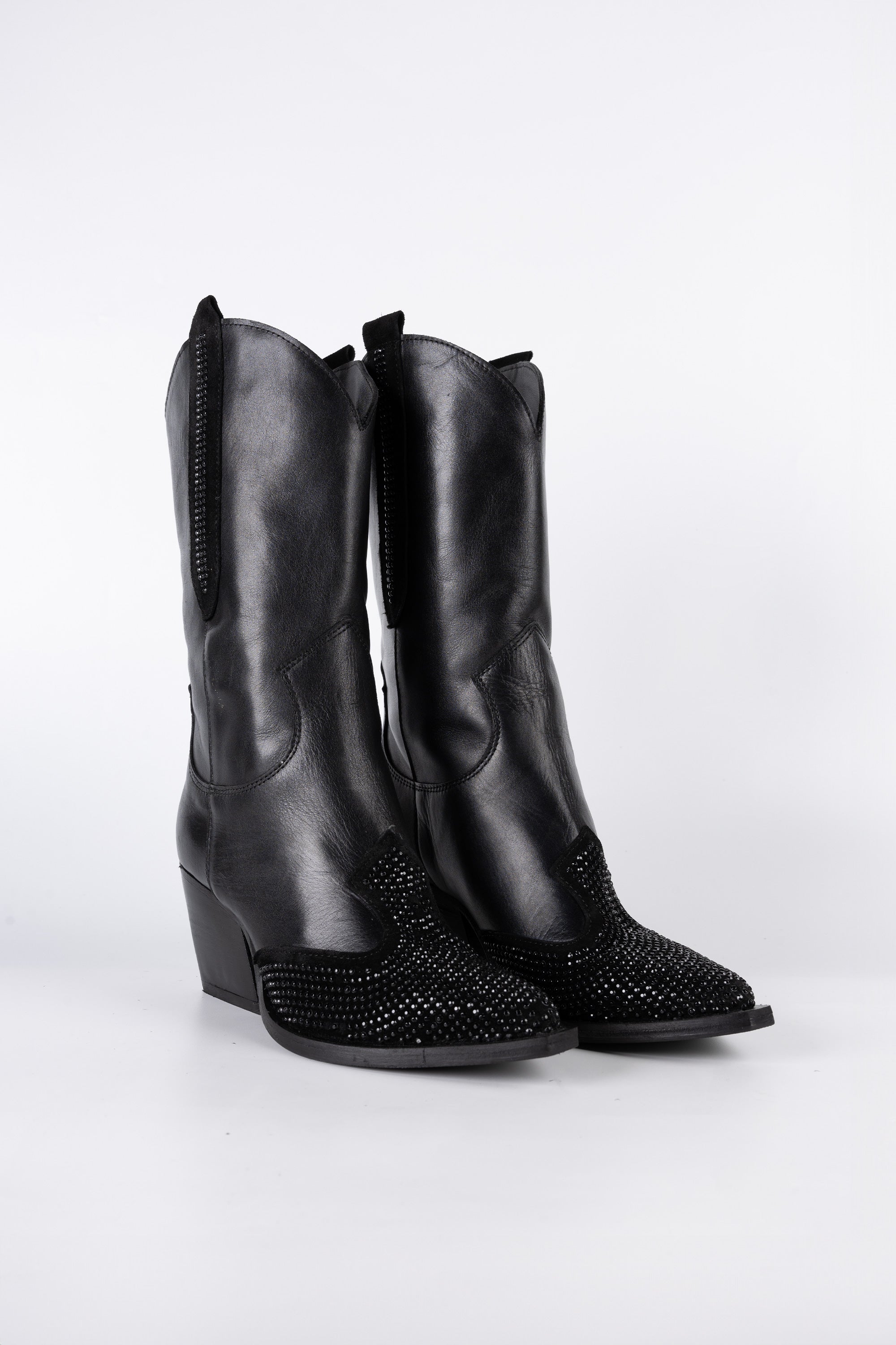Stivali Texani in Pelle Lindsay