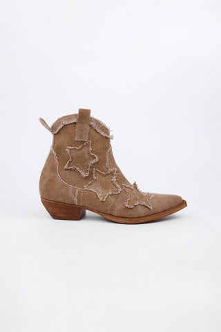 Wanda ankle boots in Canvas