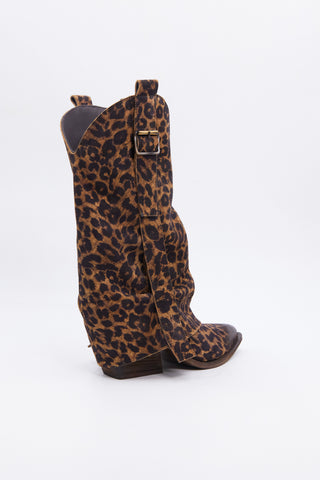 Botas texanas con lentejuelas Alessia