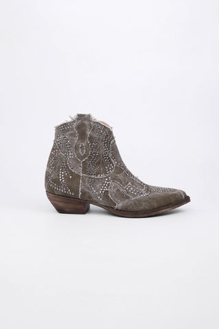 Botins Cecilia Texan em Lona