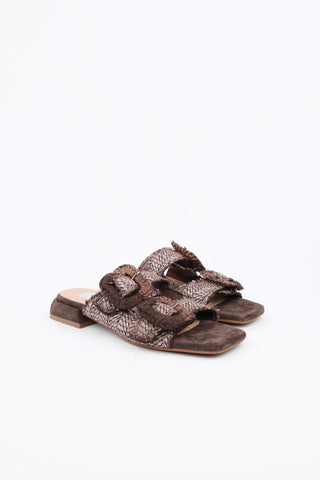 Sara Raffia Slippers