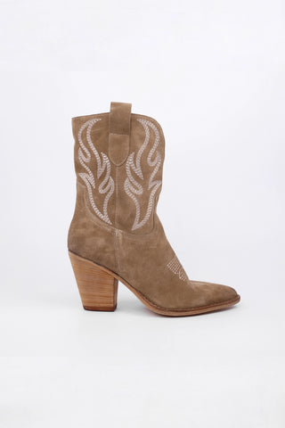 Monique Suede Texan Boots