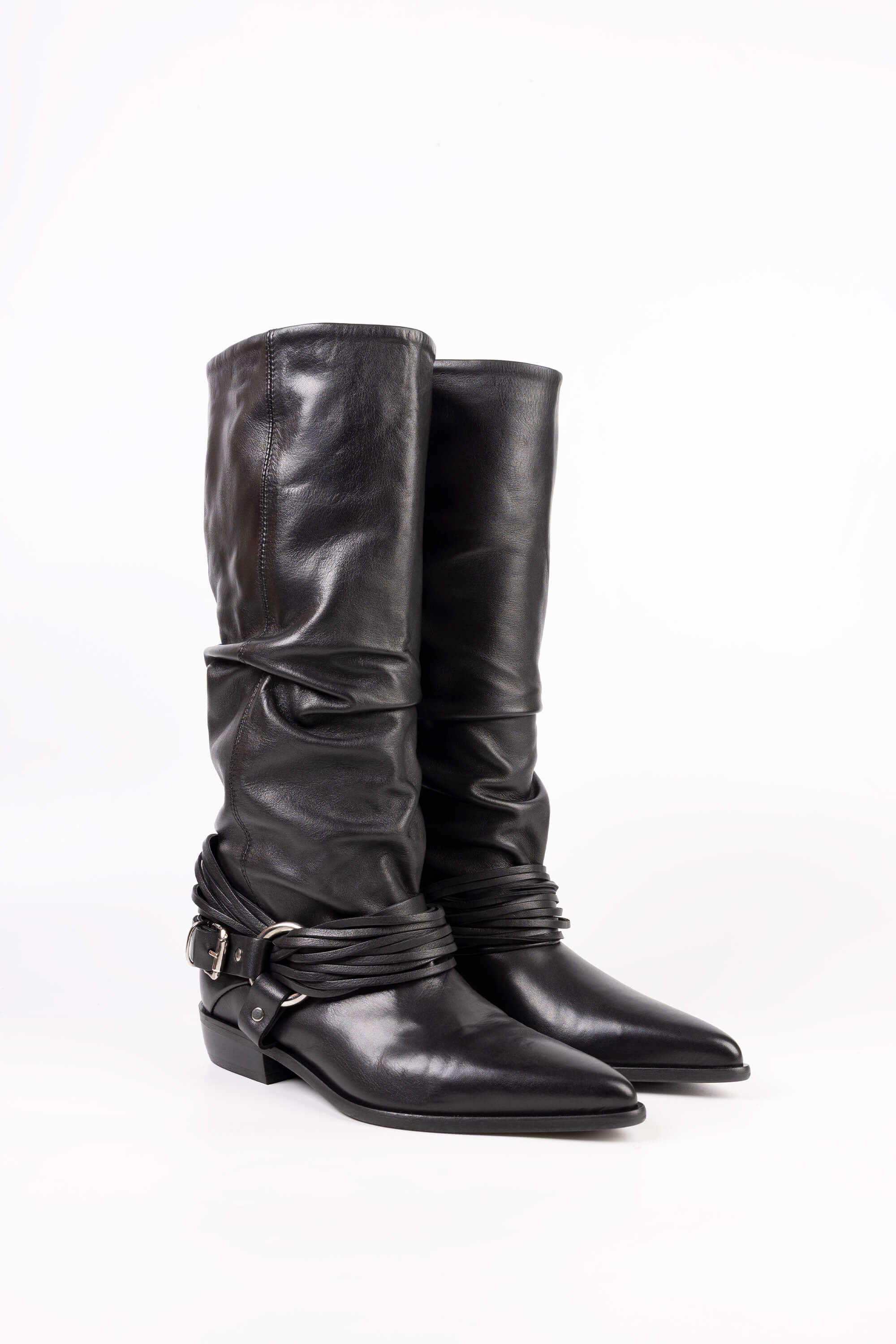 Stivali Texani in Pelle Sophie