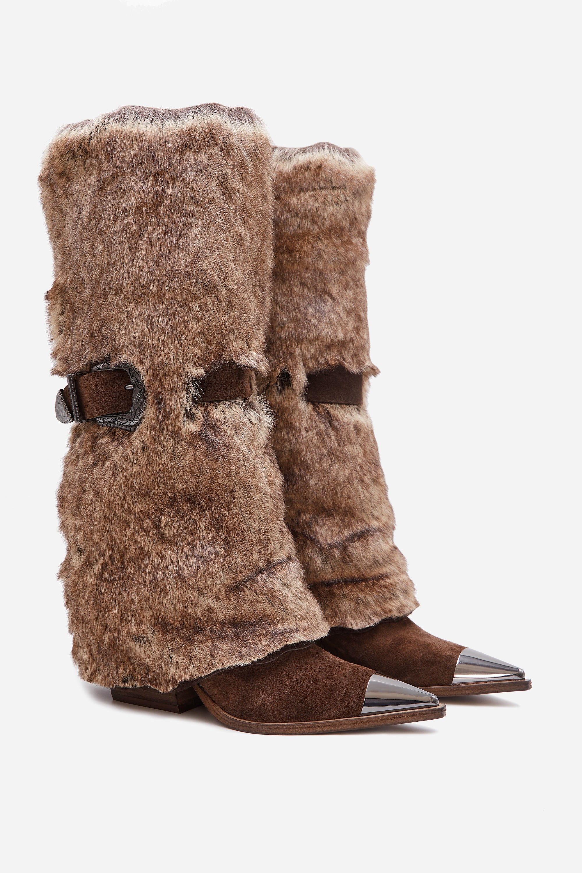 Double Fur Face - Stivali in Pelliccia Double Face