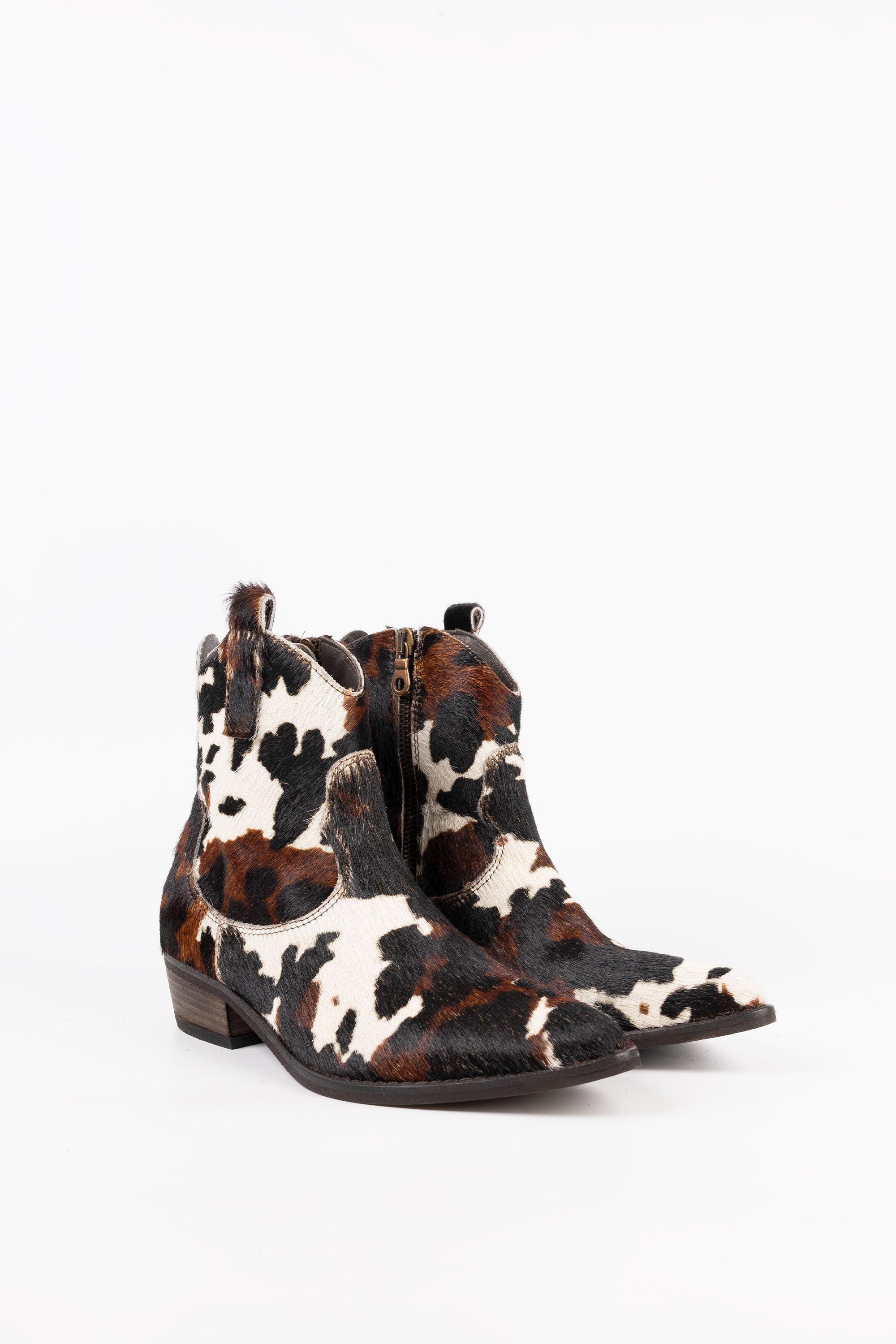 Leopard Print Leather Ankle Boots Giorgia