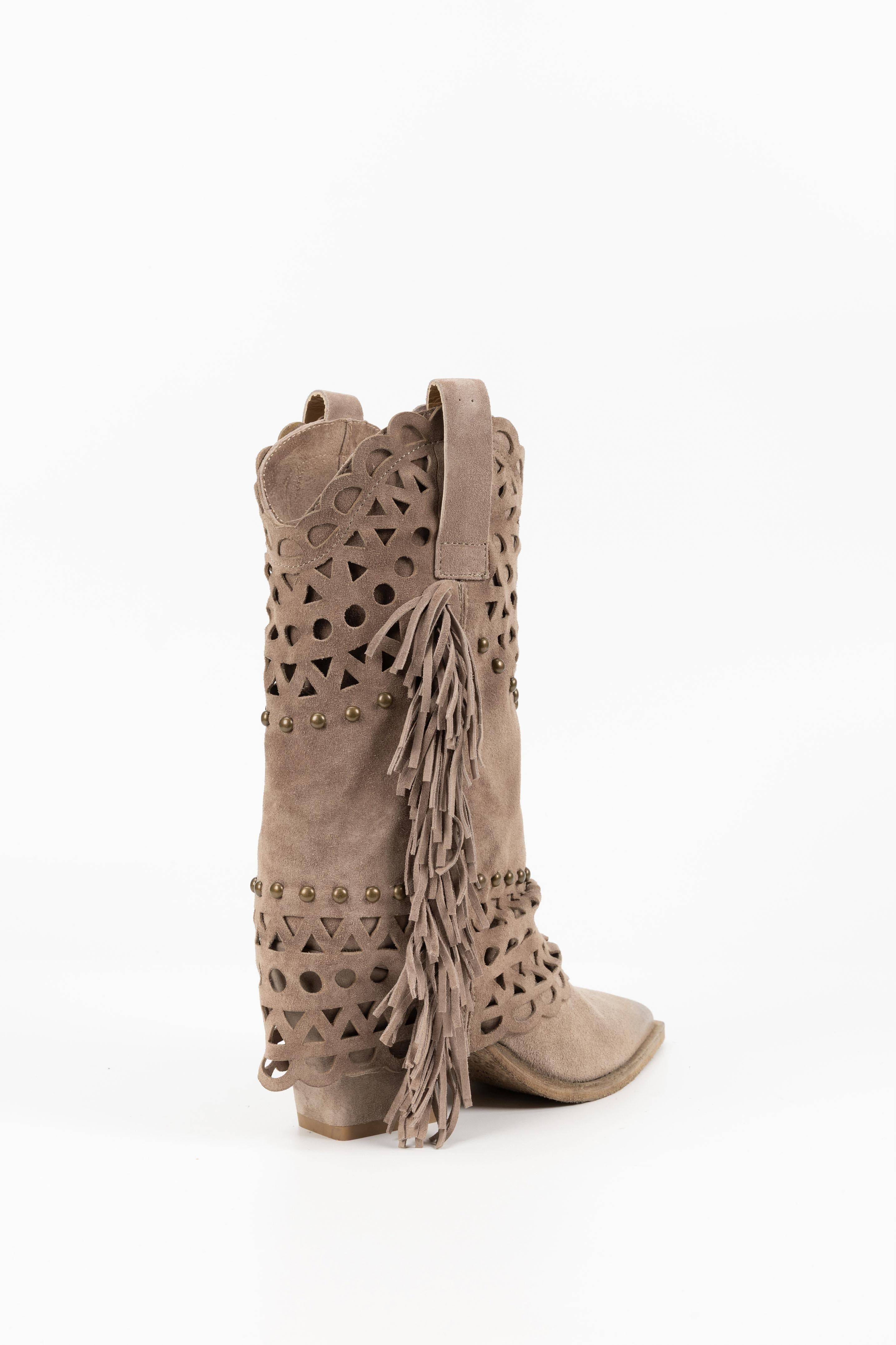 Stivali in Camoscio Magdalena - Mimmu