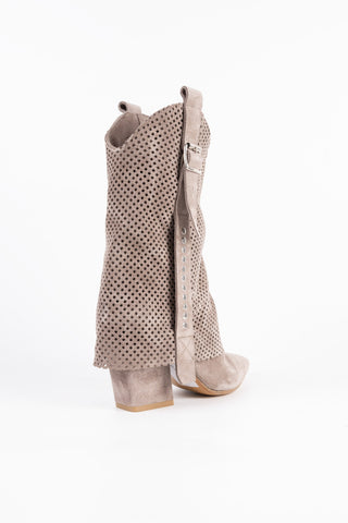 Bottes Texanes en Cuir Iris