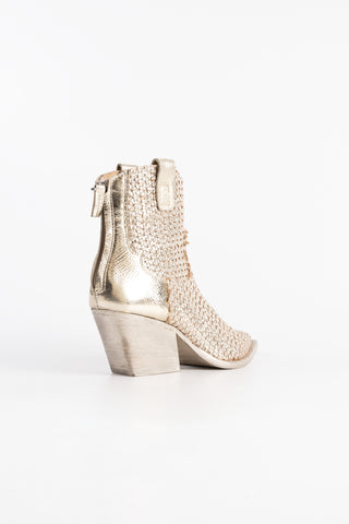 Woven Texan Ankle Boots Vesper